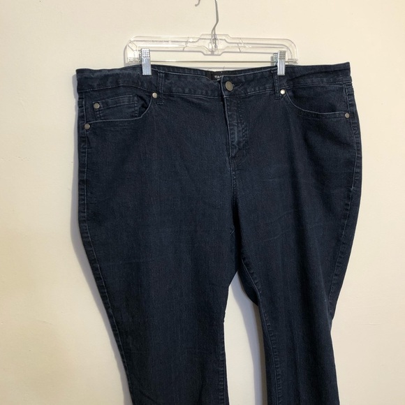 ➕ Torrid Dark Wash Skinny Jeans Women’s Plus Size 24 Short - Picture 3 of 11